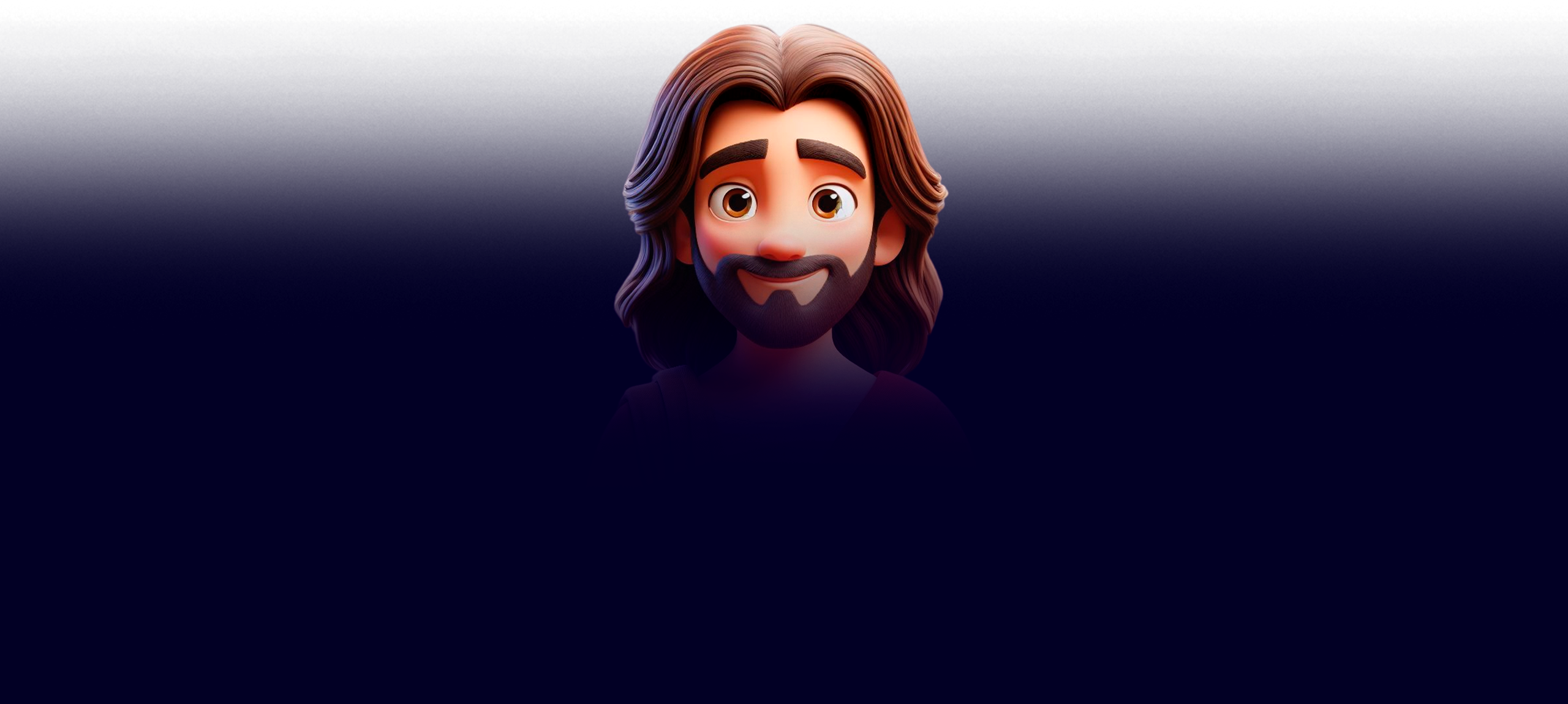 Jesús en una animación infantil